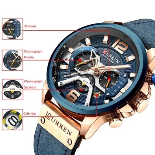 Curren Chronograph ( Blue Strap ) - Image 3