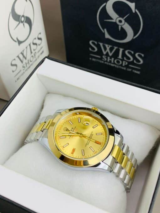 Milgauss Golden Dial With Silver And Golden Chain - Image 2