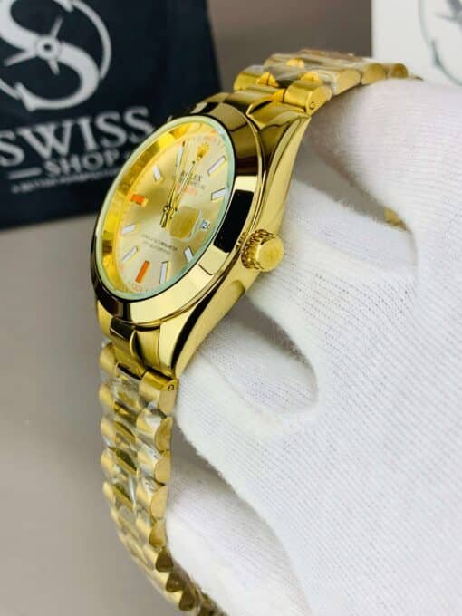 Milgauss Golden Dial With Golden Chain - Image 3