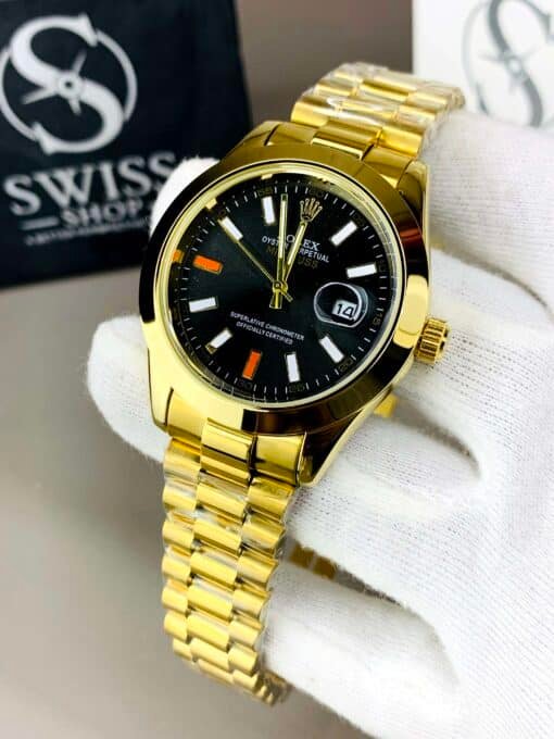 Milgauss Black Dial Golden Chain